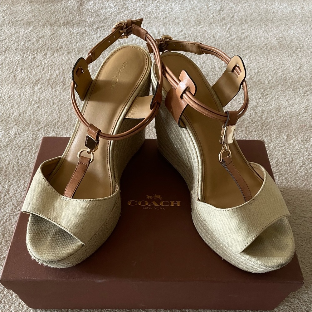 Coach Wedges Size 11
